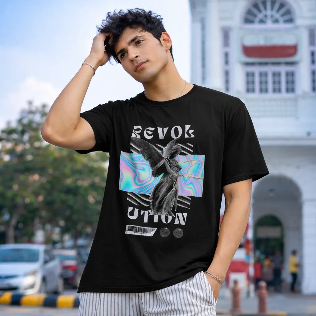 THE REBELLION - Black Oversized T-Shirt