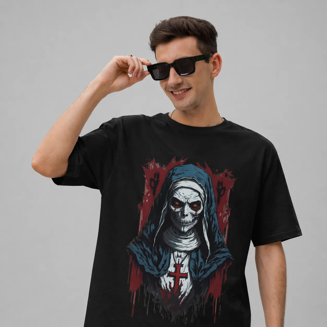 CHARMED AND CURSED - Black Oversized T-Shirt