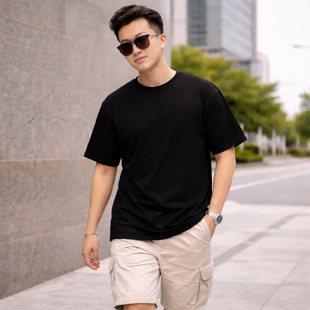 LOYALTY IS ROYALTY - Black Regular Fit T-Shirt