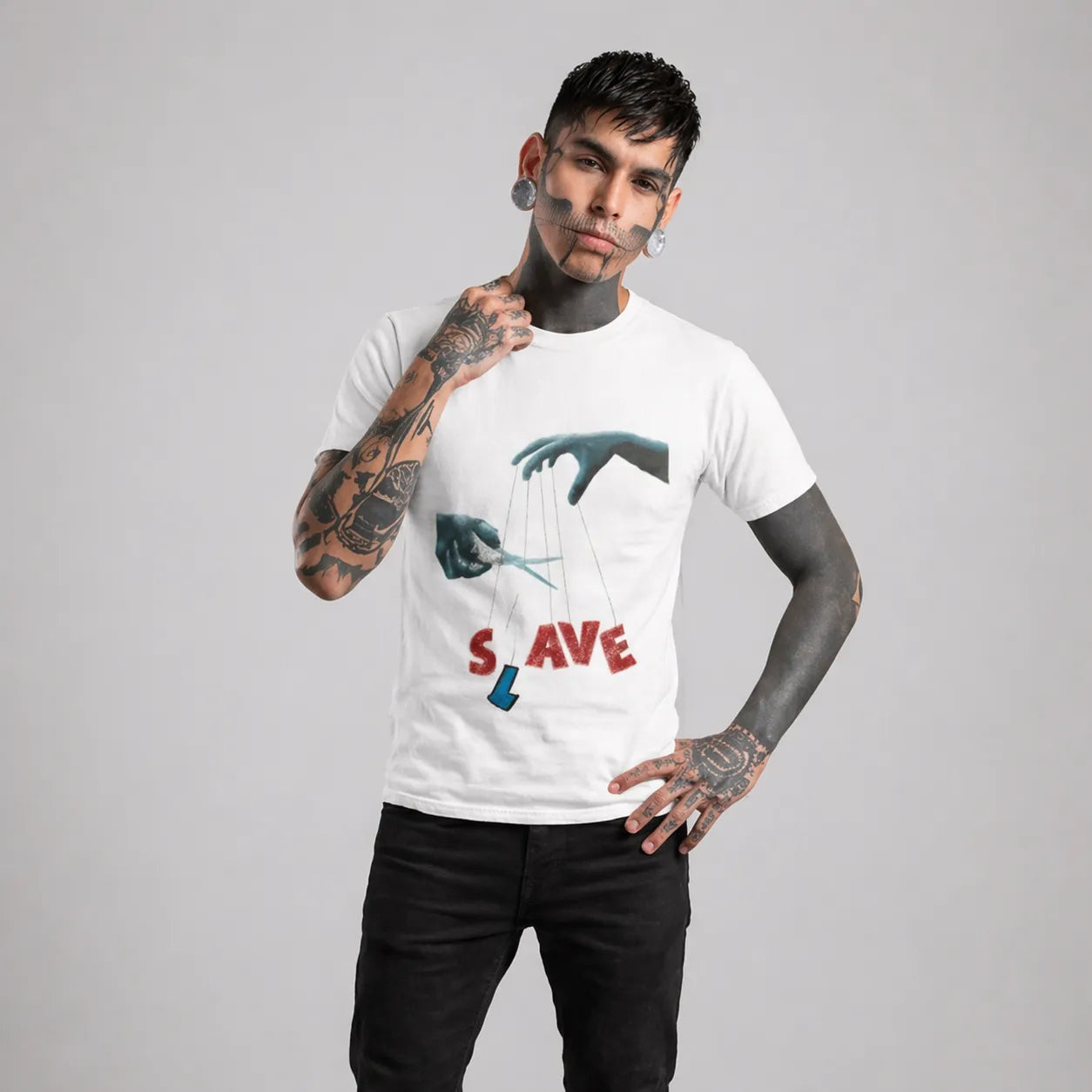FREEDOM SEEKER - White Regular Fit T-Shirt