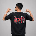 DESI MODE ON - Black Oversized T-Shirt