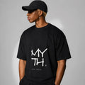 MYTHICAL REALITY - Black Oversized T-Shirt