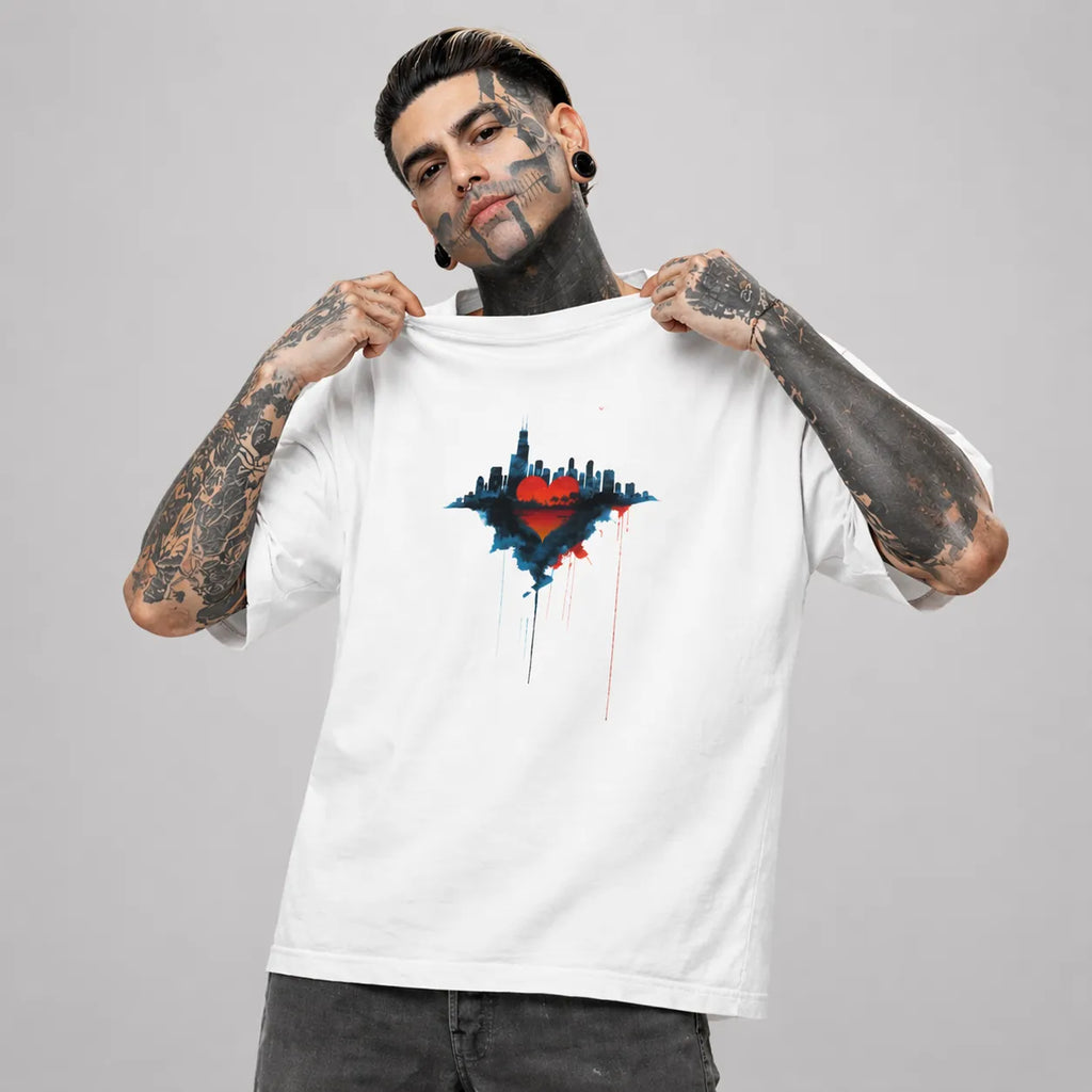 ART OF THE WILD - Off White Oversized T-Shirt
