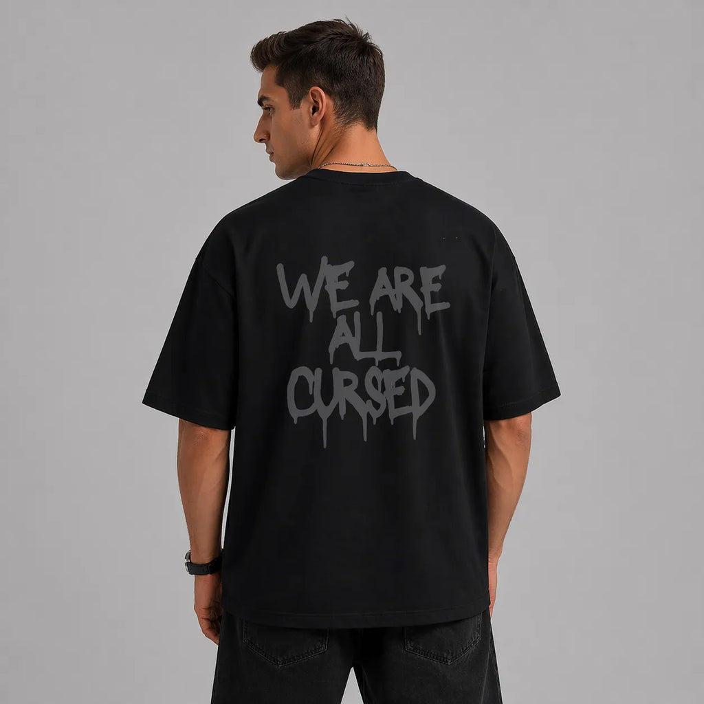 CHARMED AND CURSED - Black Oversized T-Shirt