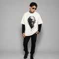TIMELESS SCULPTURE - Off White Oversized T-Shirt