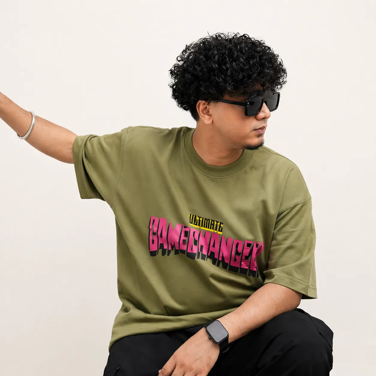 ULTIMATE GAMECHANGER - Green Oversized T-Shirt