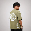 LOST IN THE WOODS - Forest Green Oversized T-Shirt