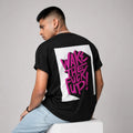 WAKE UP REALITY - Black Regular Fit T-Shirt