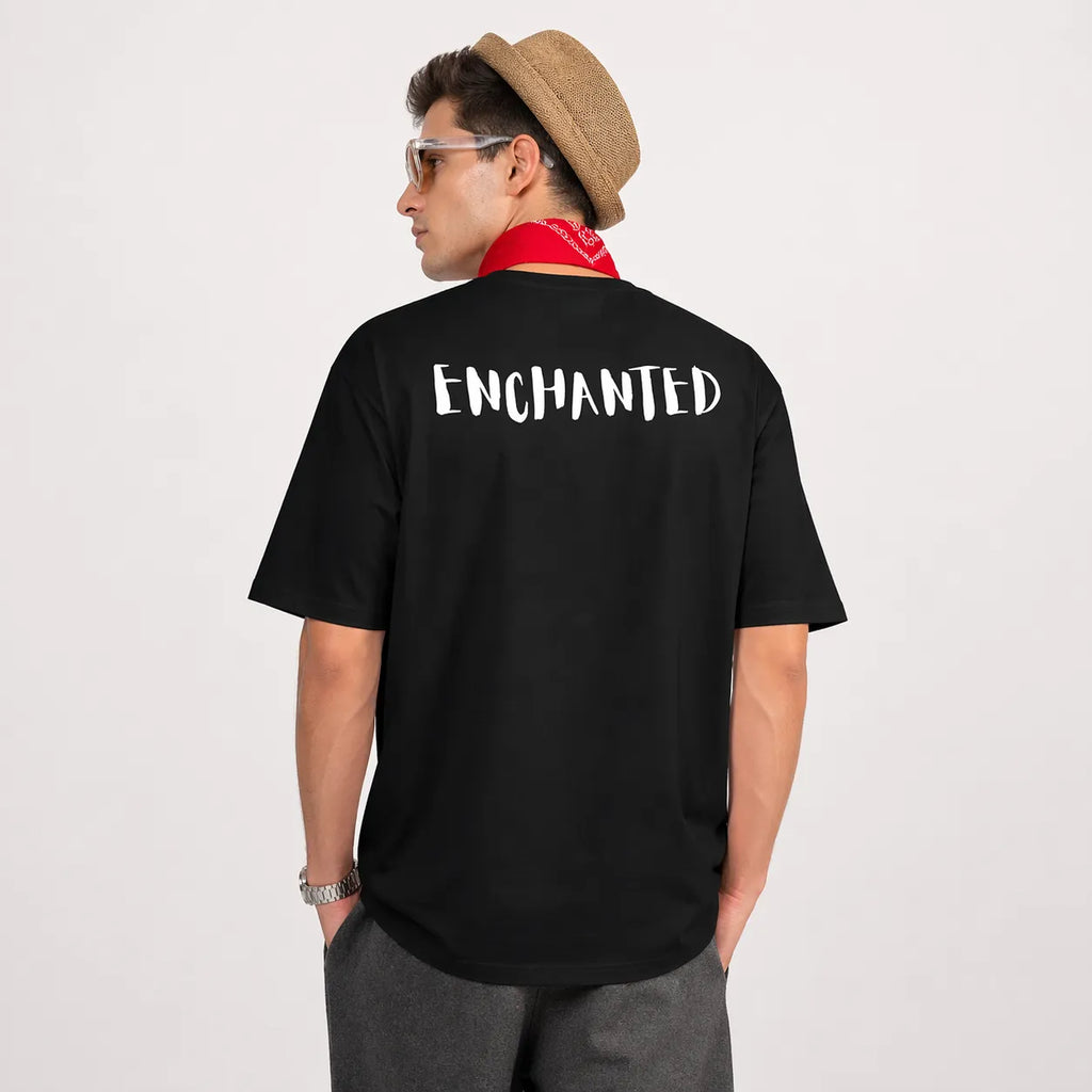 THE ENCHANTED EYE - Black Oversized T-Shirt