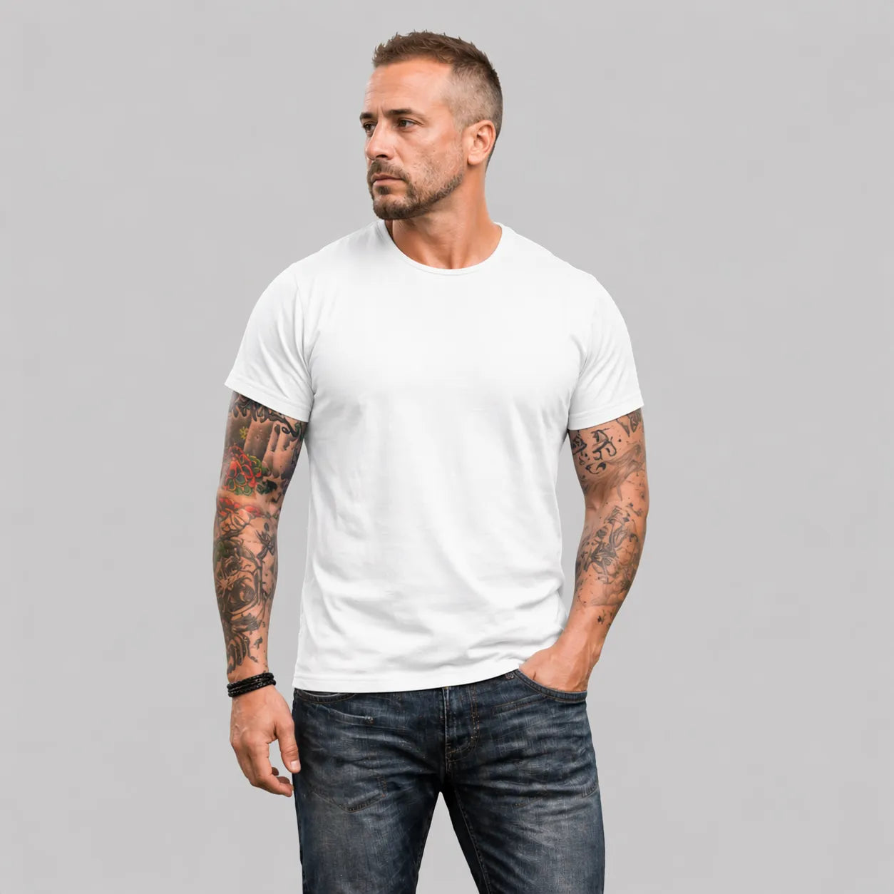 DEMONS LOVE - White Regular Fit T-Shirt