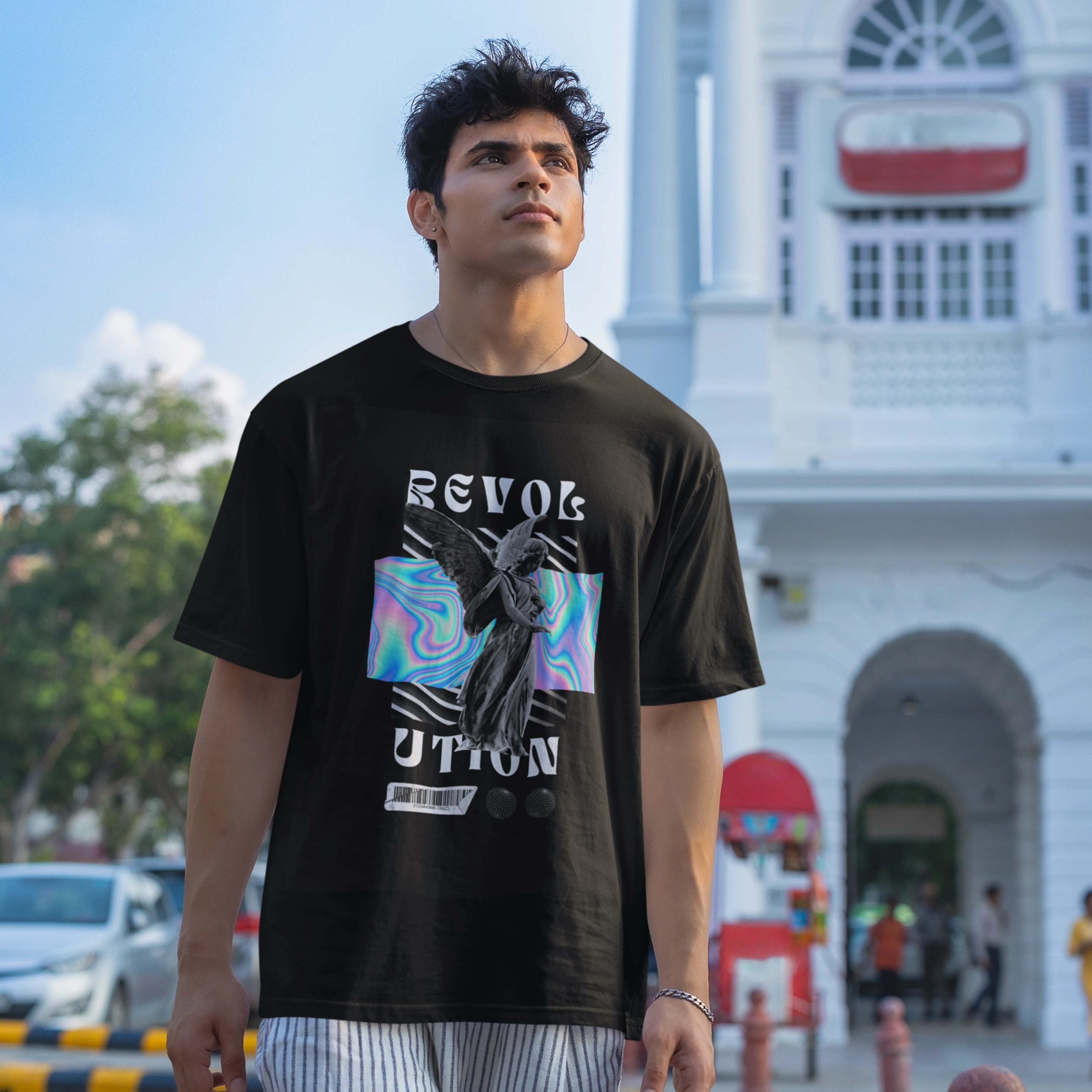 THE REBELLION - Black Oversized T-Shirt